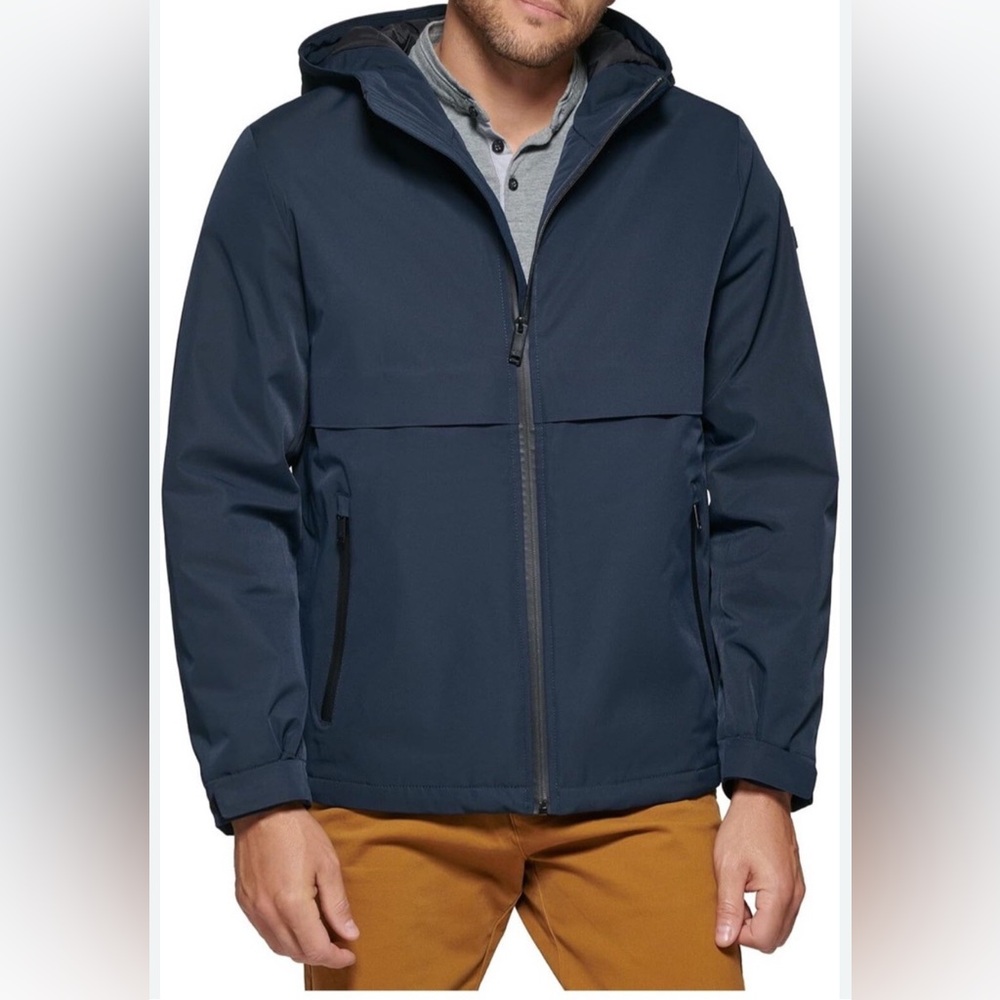 NWOT Dockers Flex Tech Filled Storm Navy Jacket. Men size M